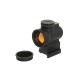Anti-Reflection Lens Cover for Miniature Rifle Reflex Sight 1x25 - Black [Aim-O]